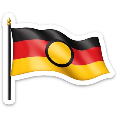 Aboriginal flag  sticker