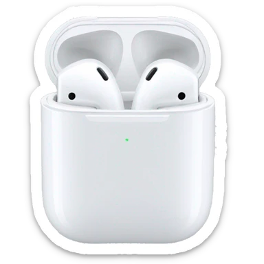 Detailed AirPods  sticker