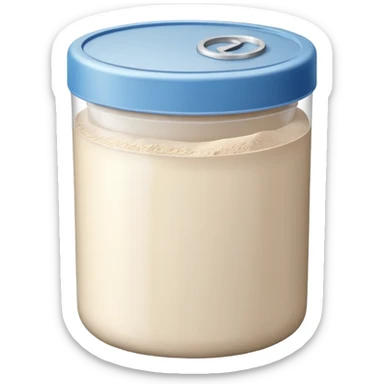 pot of protein powder sticker