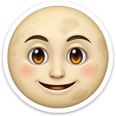 Cursed Pervertedly Smirking Side-eying Side-glancing Dark Moon emoji face sticker