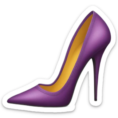 Stiletto lady sticker