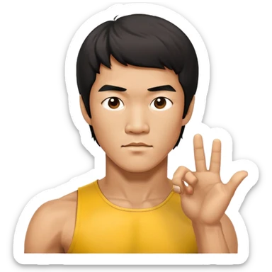 Bruce Lee sticker