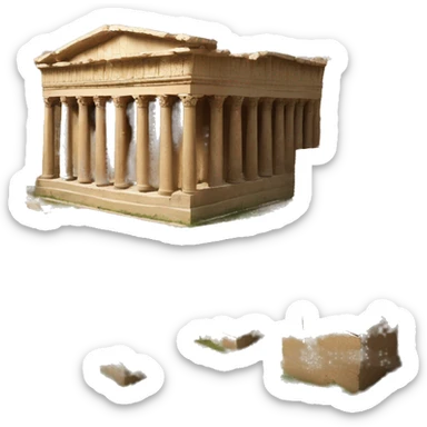 Baalbek en ruines sticker