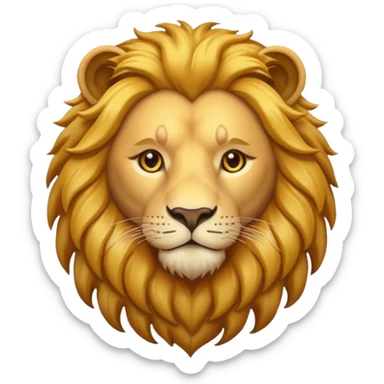 Lion eta  sticker