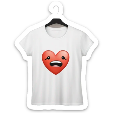 T-shirt with the inscription “I ❤️ mari” sticker
