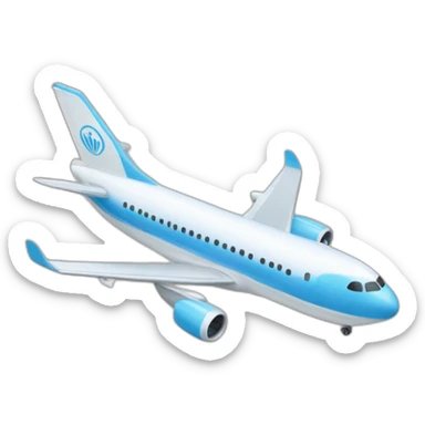un escargot sur un avion sticker