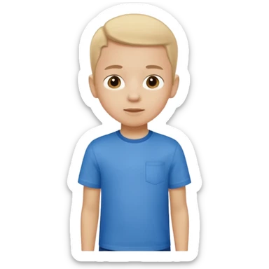 Child 8 year old standing  sticker