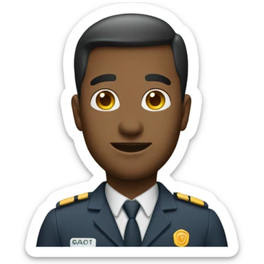 ramp agent standing still sticker