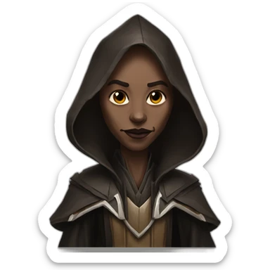 hyperrealist sith jedi in world of warcraft sticker