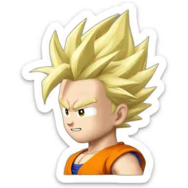 Future Gohan ssj sticker