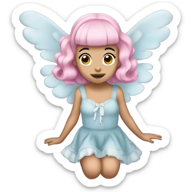 Melanie Martinez nymph flying  sticker
