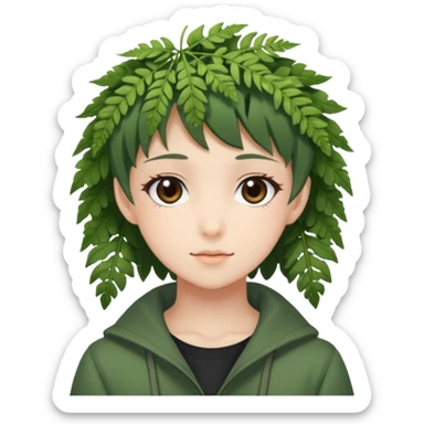 Fern from anime Frieren sticker