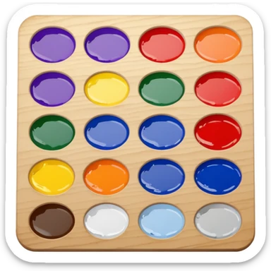 paint palette  sticker