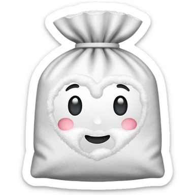 bag of sugar no face sticker