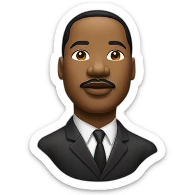 Martin Luther king JR sticker