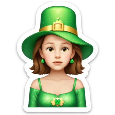 Sparkling Leprechaun sticker