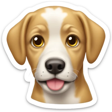 crear emoji de un cachorro golden retviere sticker