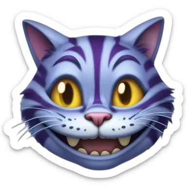 cheshire-cat sticker