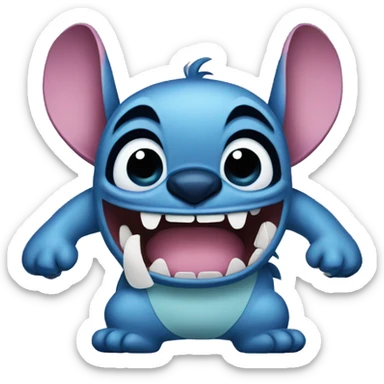 Stitch sticker