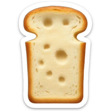 Sourdough bread crumb shot sticker