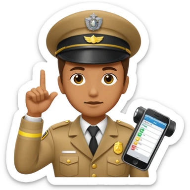 Ticket inspector with punch,Train Crew. sticker