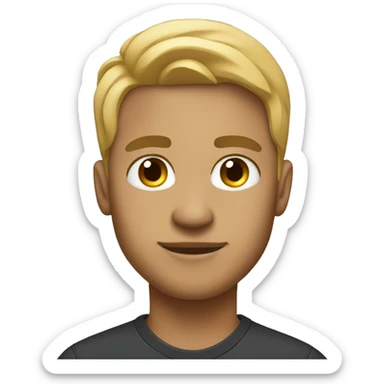 Team manager light skin sticker