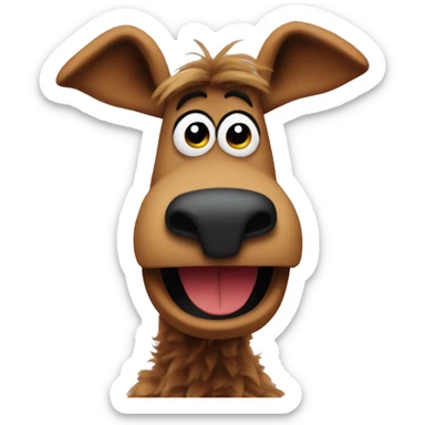 alf puppet from the ALF tv series sticker