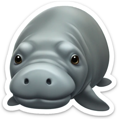 jamaican manatee sticker