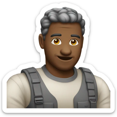 Emoji estilo iphone que remeta para pessoa com ideias, que cria experiências de aprendizagem  sticker