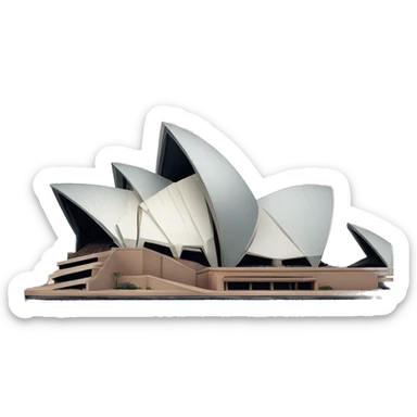 Sydney opera house with text "Sydney" sticker