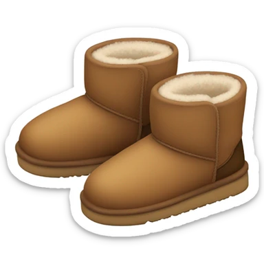 pair of uggs minis sticker