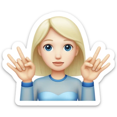 Fingers crossed  sticker