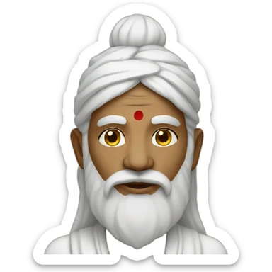 Indian spiritual guru sticker