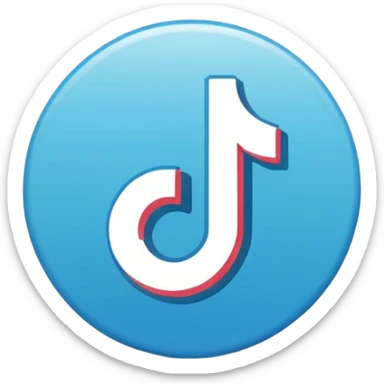 Créame un emoji que sea el logotipo de  verificacion de tiktok sticker