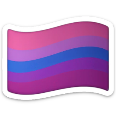 bisexual flag lgbt sticker