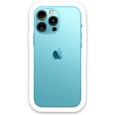 iPhone 13 Pro Max in light blue colour sticker