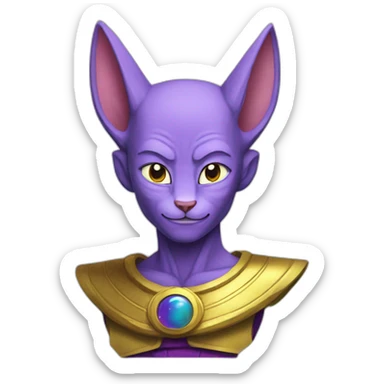 Beerus sticker