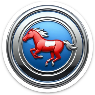 Mustang logo sticker