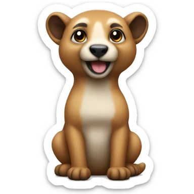 Animal proposal sticker