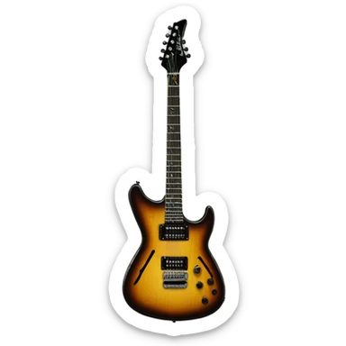 explorer esp ltd guitar sticker