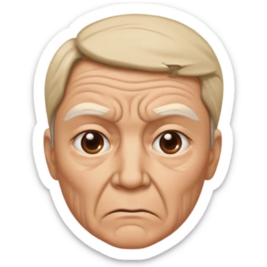 hitting the forehead sticker