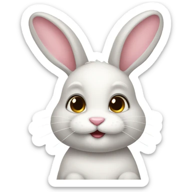 cute bunny sticker