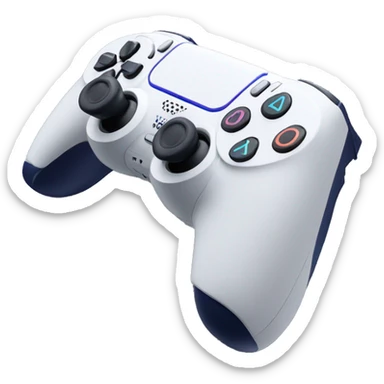 Playstation 5 with dualsense controller  sticker