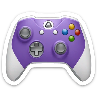 Purple Xbox controller  sticker