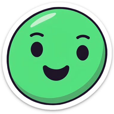 playful abstract emoji sticker