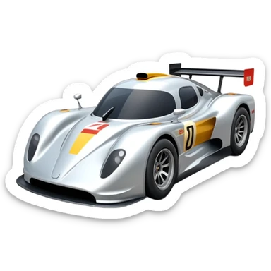 Racecar Working sticker