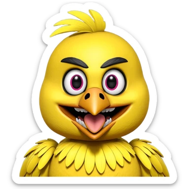 Chica from Five Nights At Freddy's Movie sticker