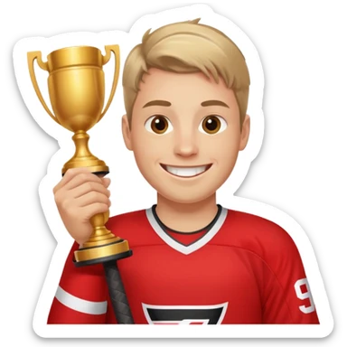 Winner Danish hockey player sticker