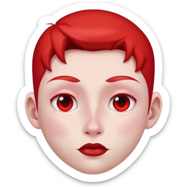 Happy scarlet sticker