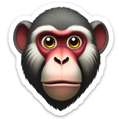 mandrill sticker